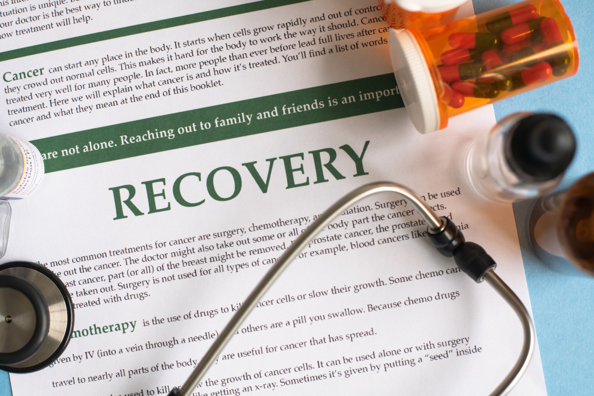 Recovery Concept stock photo