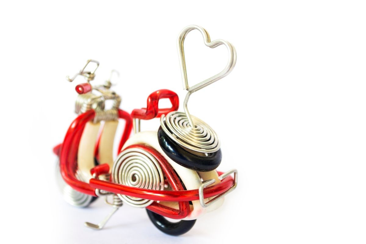 motobike,Motorcycle toys made of coils